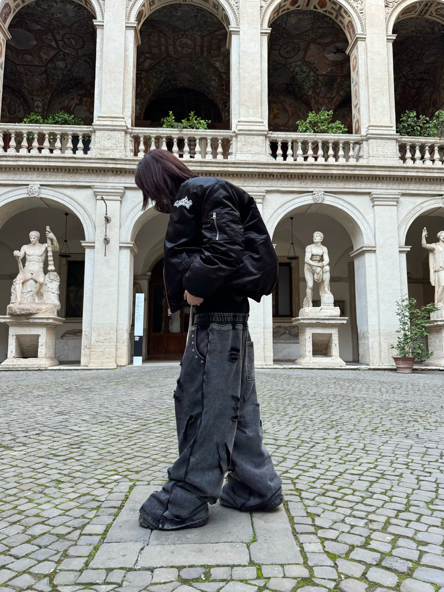 2044® Double Layer Sweats in Stone Wash
