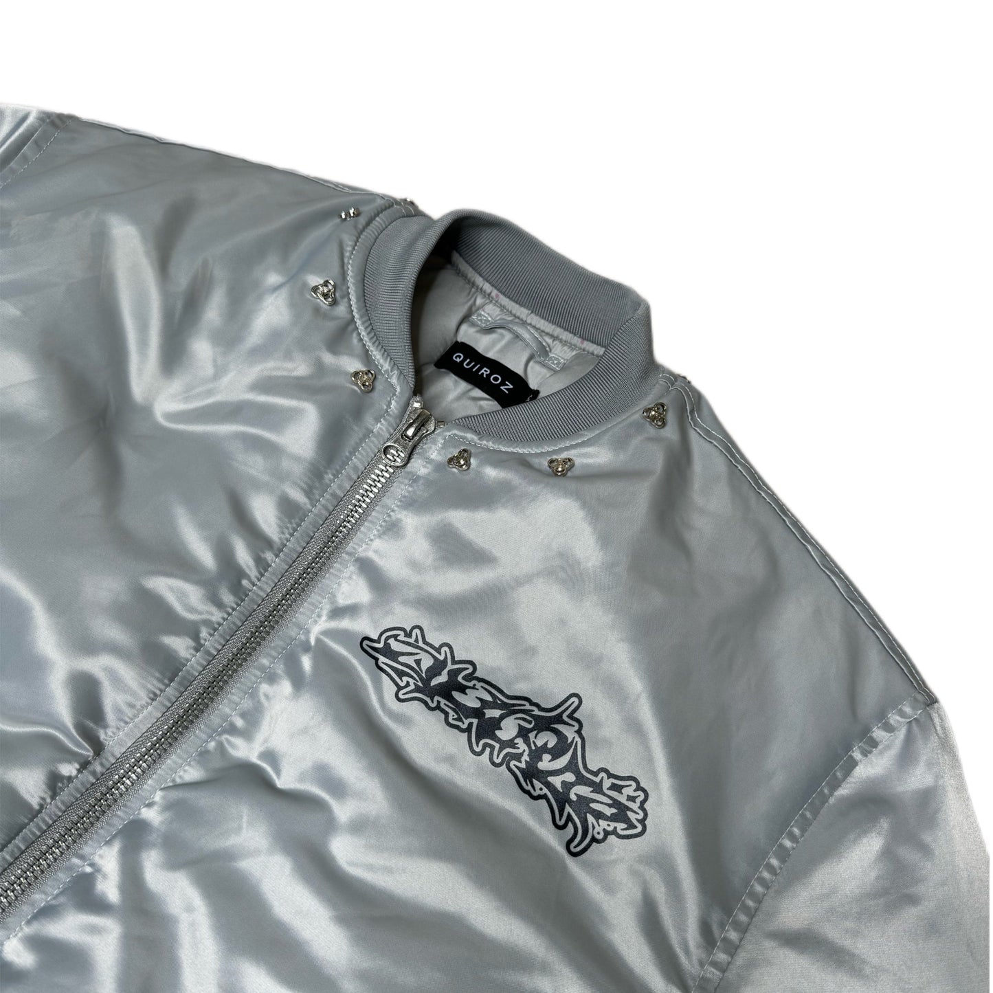 2044® Bomber Jacket in Silver