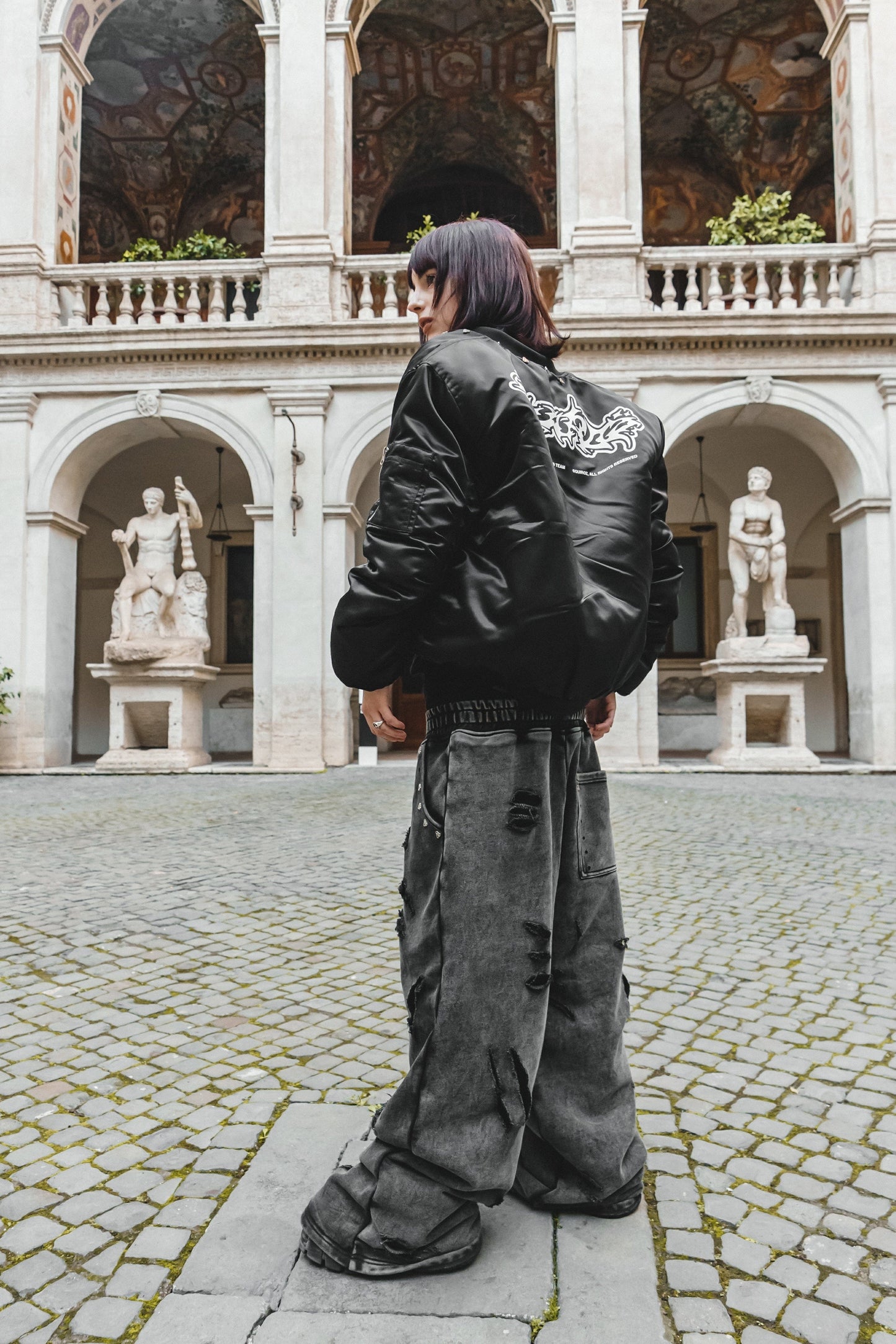 2044® Double Layer Sweats in Stone Wash