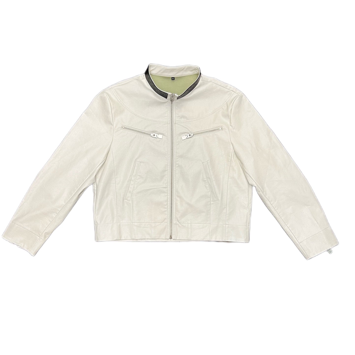QAOS® Lederjacke in Weiß