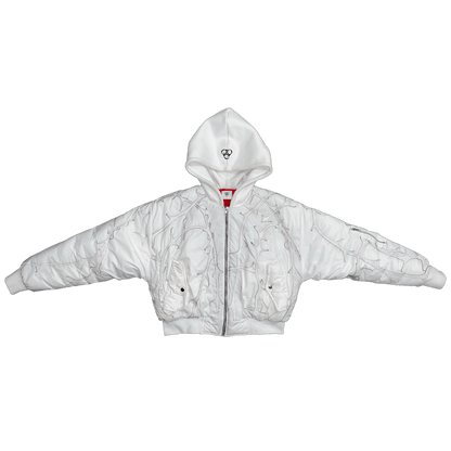 Season 1® "Thorn" Leather Jacket in White