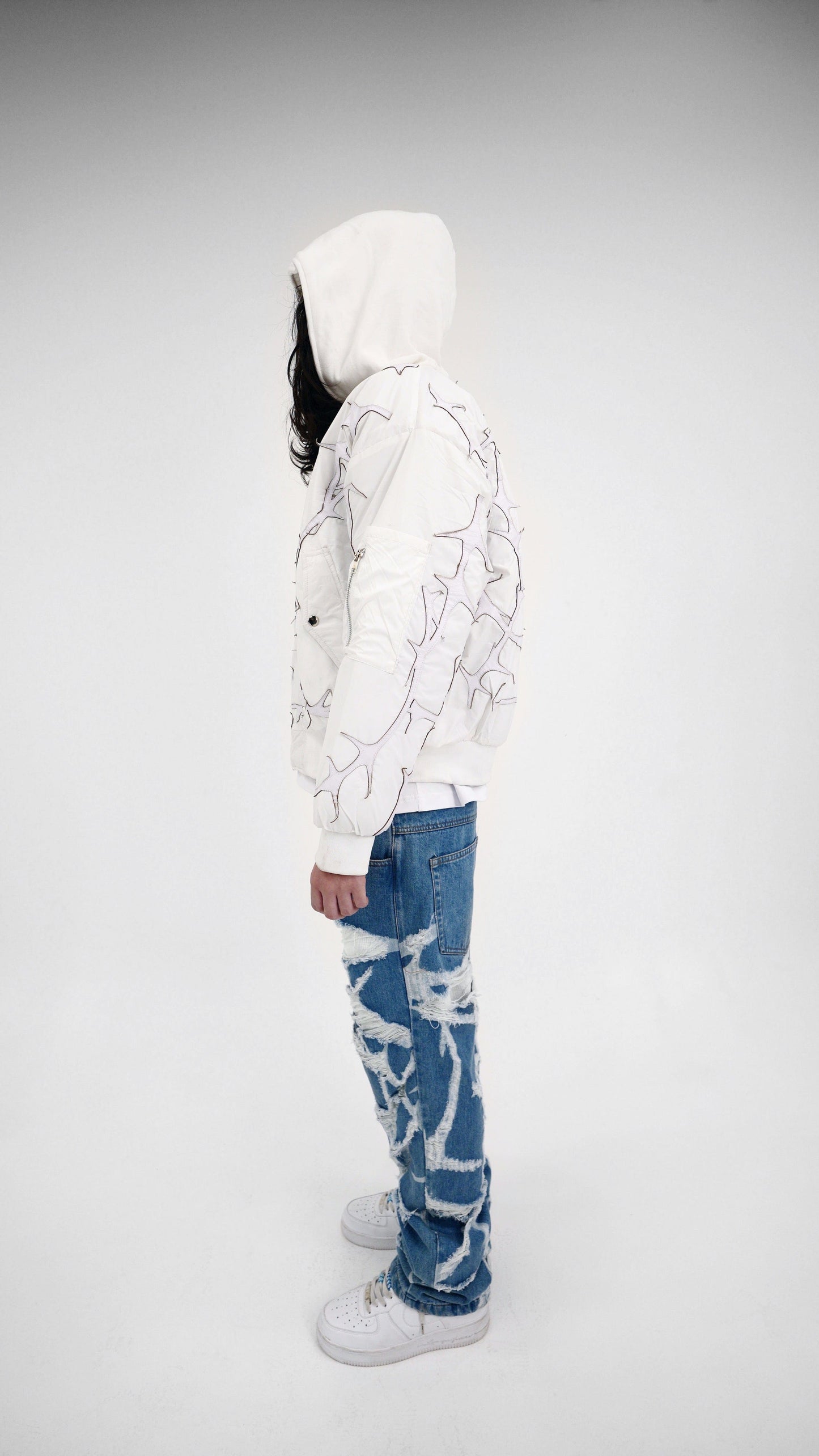 Season 1® "Thorn" Leather Jacket in White