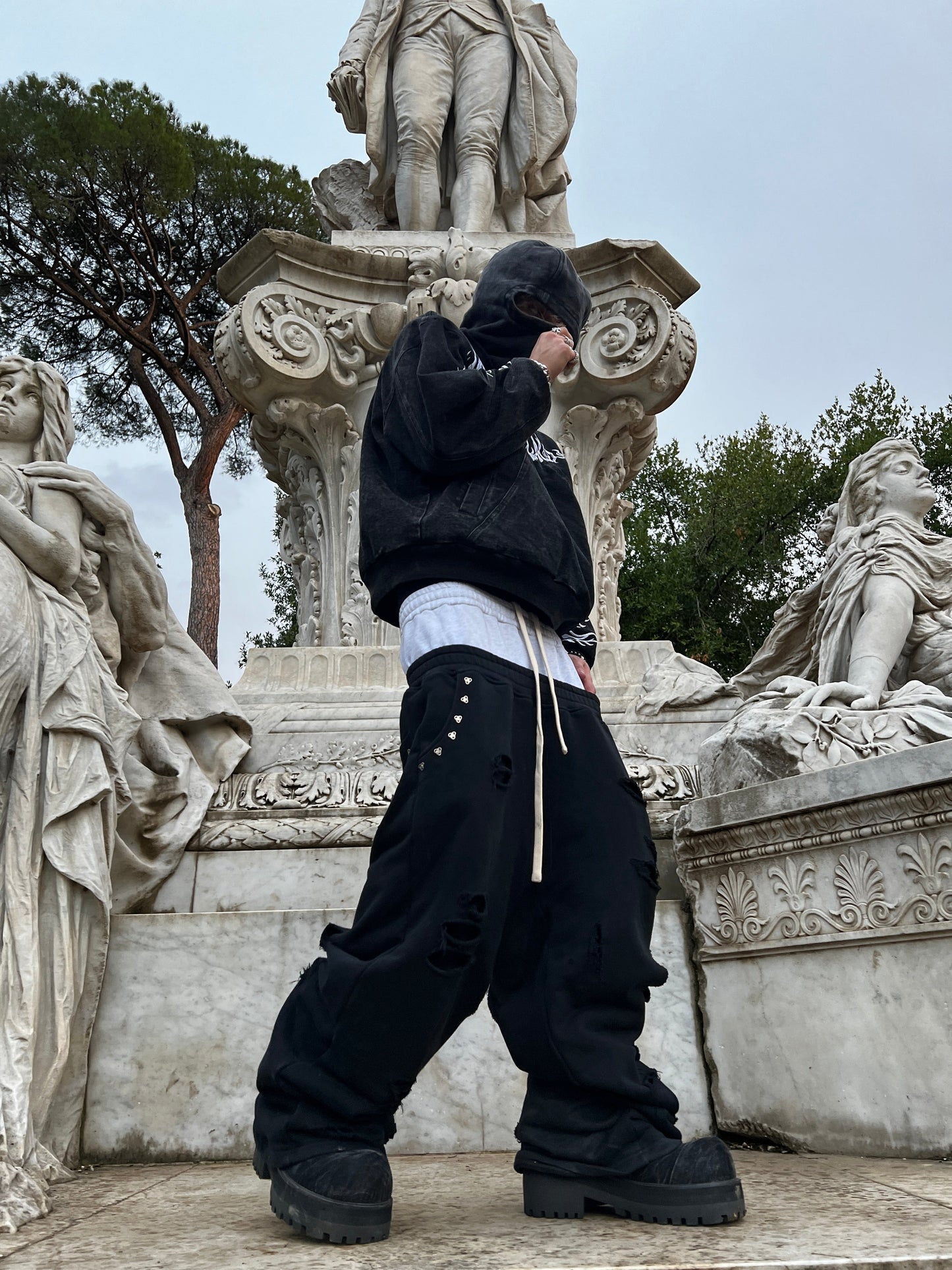 2044® Double Layer Sweats in Black